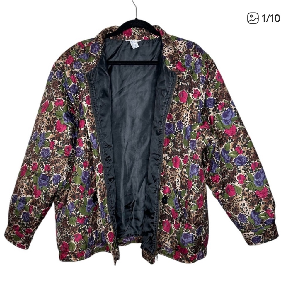 Anna And Frank Quilted Silk Multicolor Floral Leopard Jacket

SKU LIZ 01